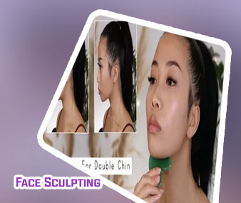 Gua sha chin sculpting