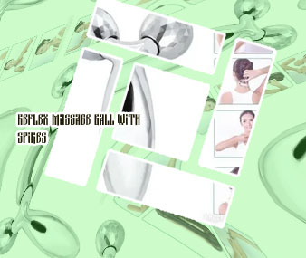 Metal ball face massager