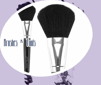 Mineral powder brush